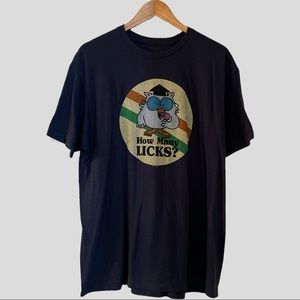 Tee Luv Vintage Inspired Tee Lollypop Owl Size XL (A23)